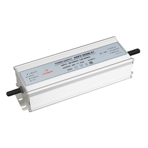 Блок питания ARPV-36300-A1 (36V, 8.3A, 300W) (Arlight, IP67 Металл, 3 года)