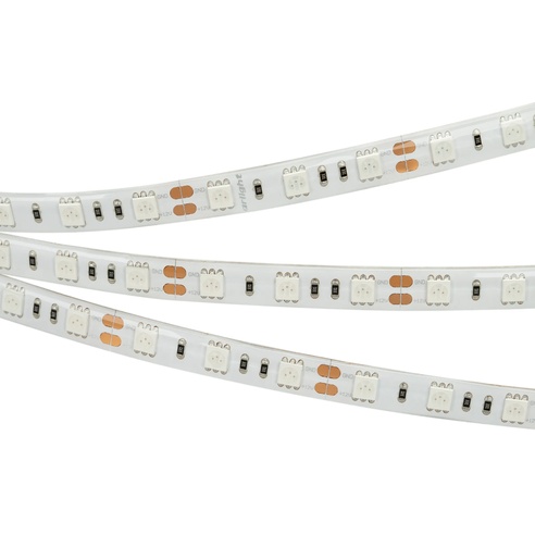 Лента светодиодная RTW 2-5000SE 12V Blue 2x (5060, 300 LED, LUX) (Arlight, 14.4 Вт/м, IP65)
