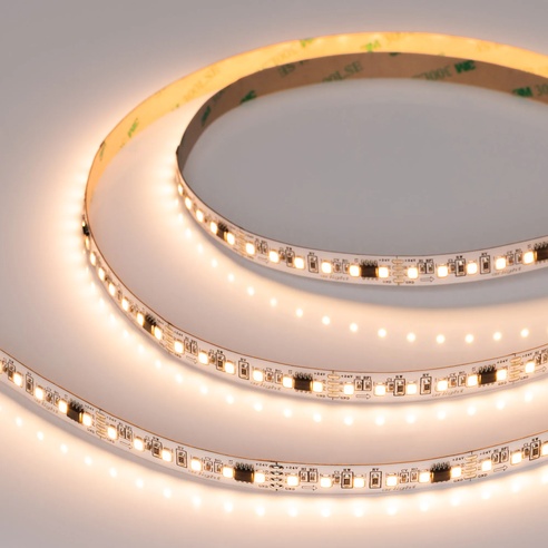 Лента светодиодная SPI-A120-10mm 24V Warm2700-PX6-BPT (11 W/m, IP20, 2835, 5m) (Arlight, бегущий огонь)