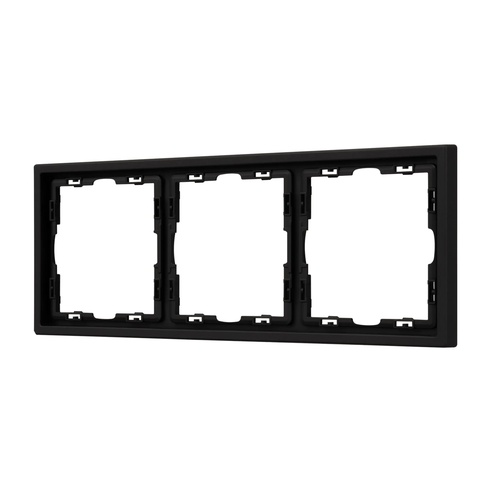 Рамка пластиковая FRM-NOBE-SFPL-3-BK (Arlight, -)