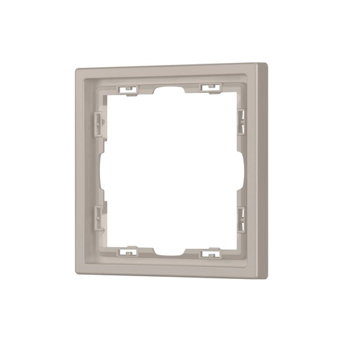 Рамка пластиковая FRM-NOBE-SFPL-1-CA (Arlight, Кашемир)