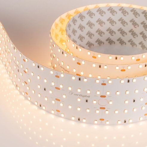 Лента светодиодная S2-2500 24V Warm 2700K 59mm (2835, 420 LED/m, LUX) (Arlight, 30 Вт/м, IP20)