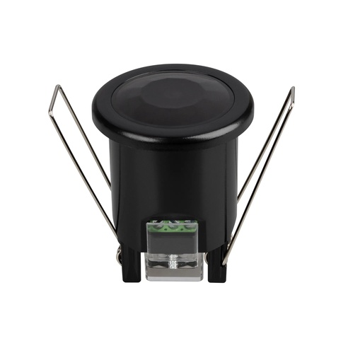 Датчик движения NAVE-PIR-BUILT-R50-400W-BK (230V, 0.6A, MINI, IP20) (Arlight, Пластик, 5 лет)