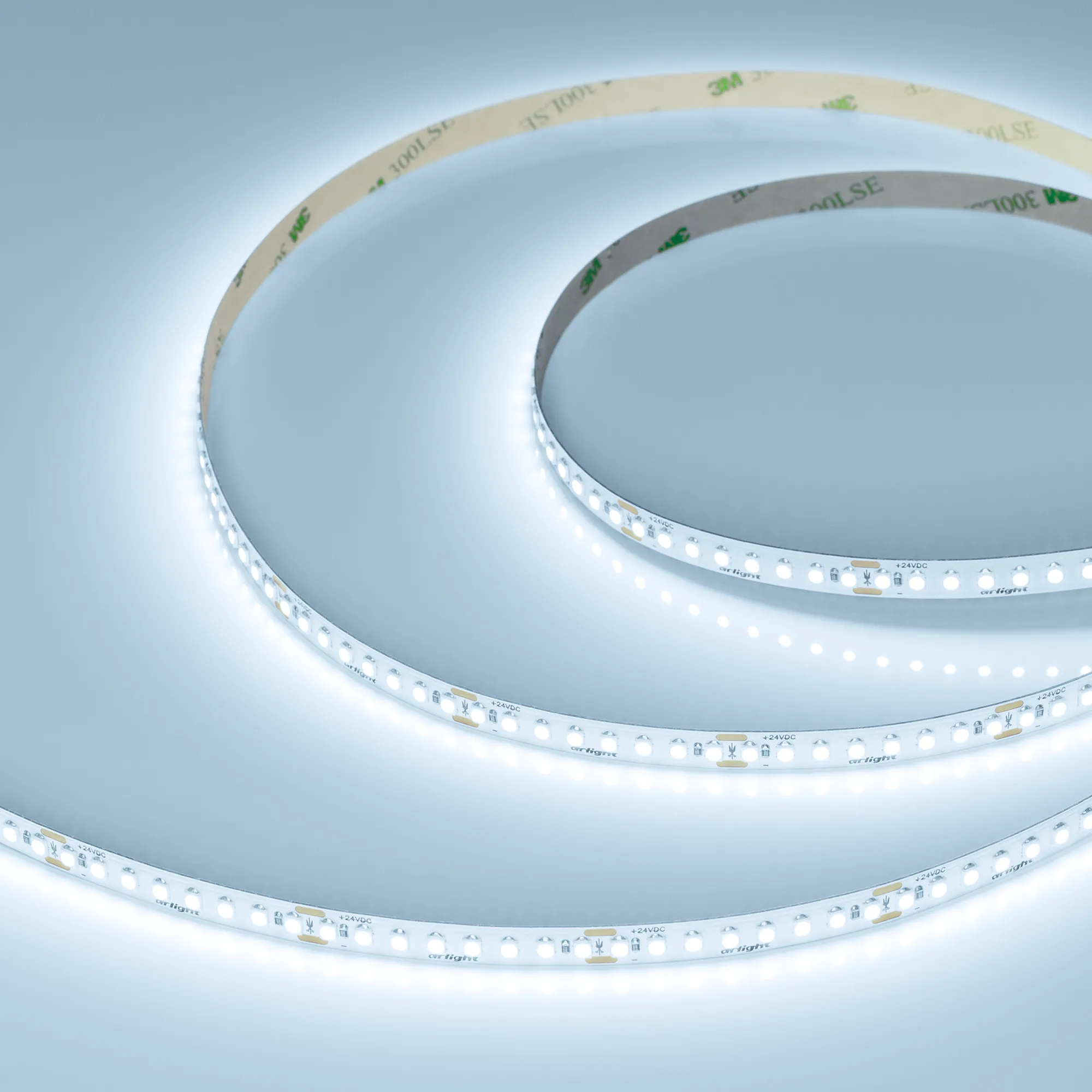 Лента UL-A176-8mm 24V Cool 8K (15 W/m, IP20, 5m) (Arlight, 7 лет)