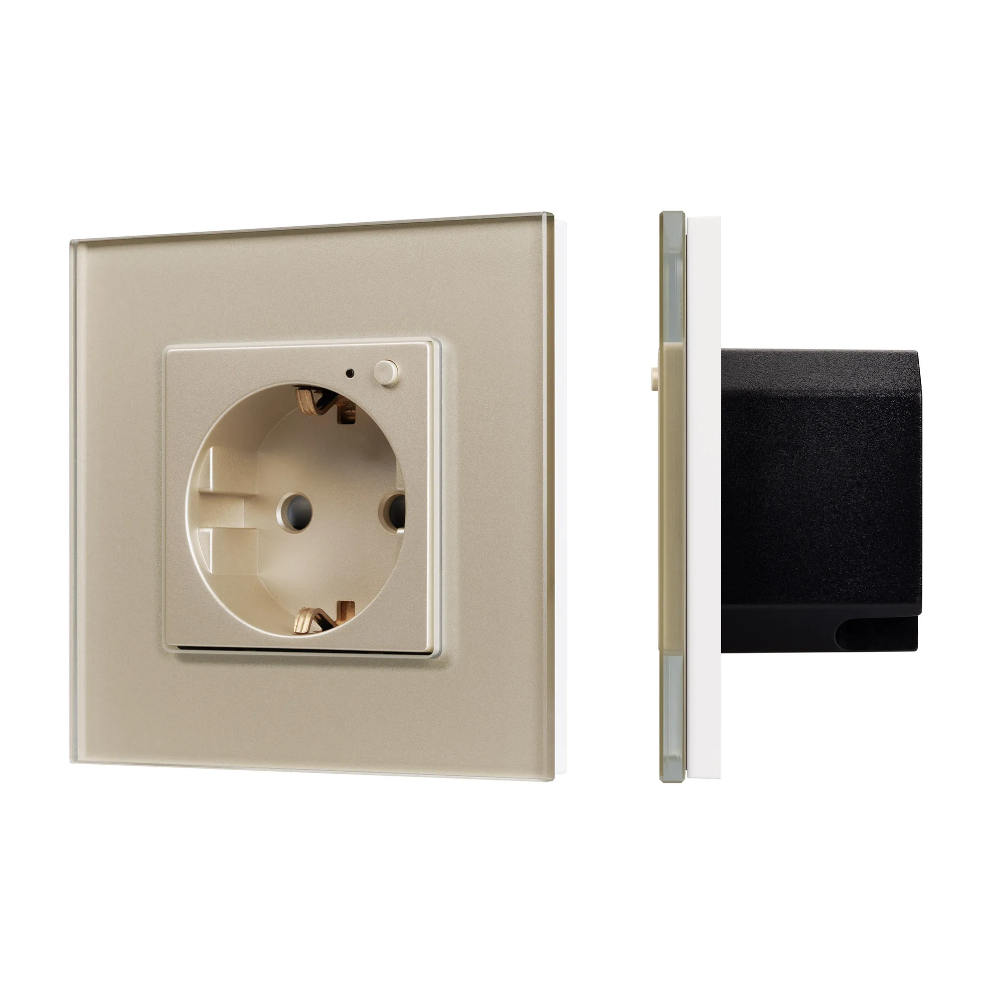 Розетка электрическая с Zigbee управлением SCT-OMALI-EUZB1-PL-GD (240V, 16A, Zigbee) (Arlight, -)