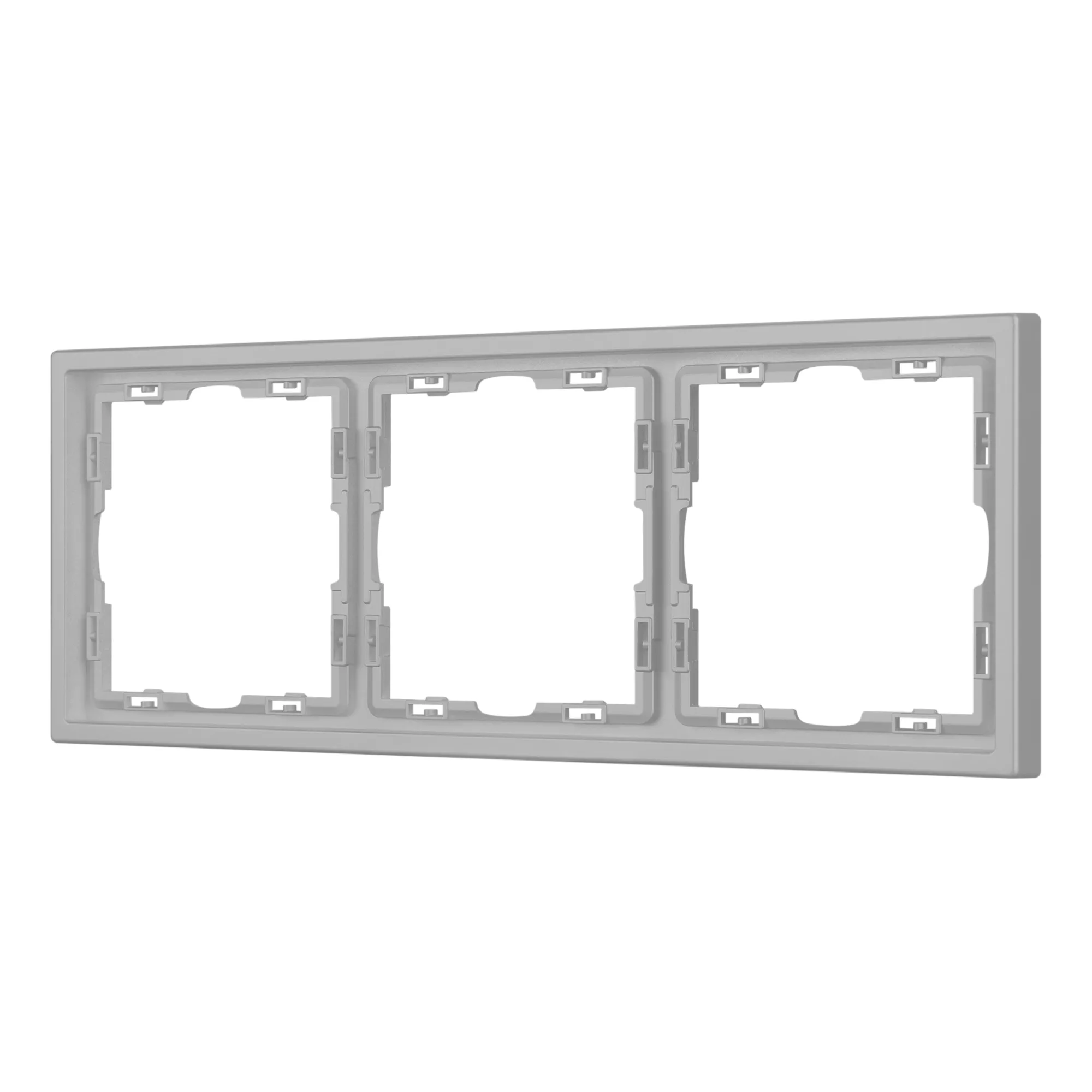 Рамка пластиковая FRM-NOBE-SFPL-3-IS (Arlight, Никель)