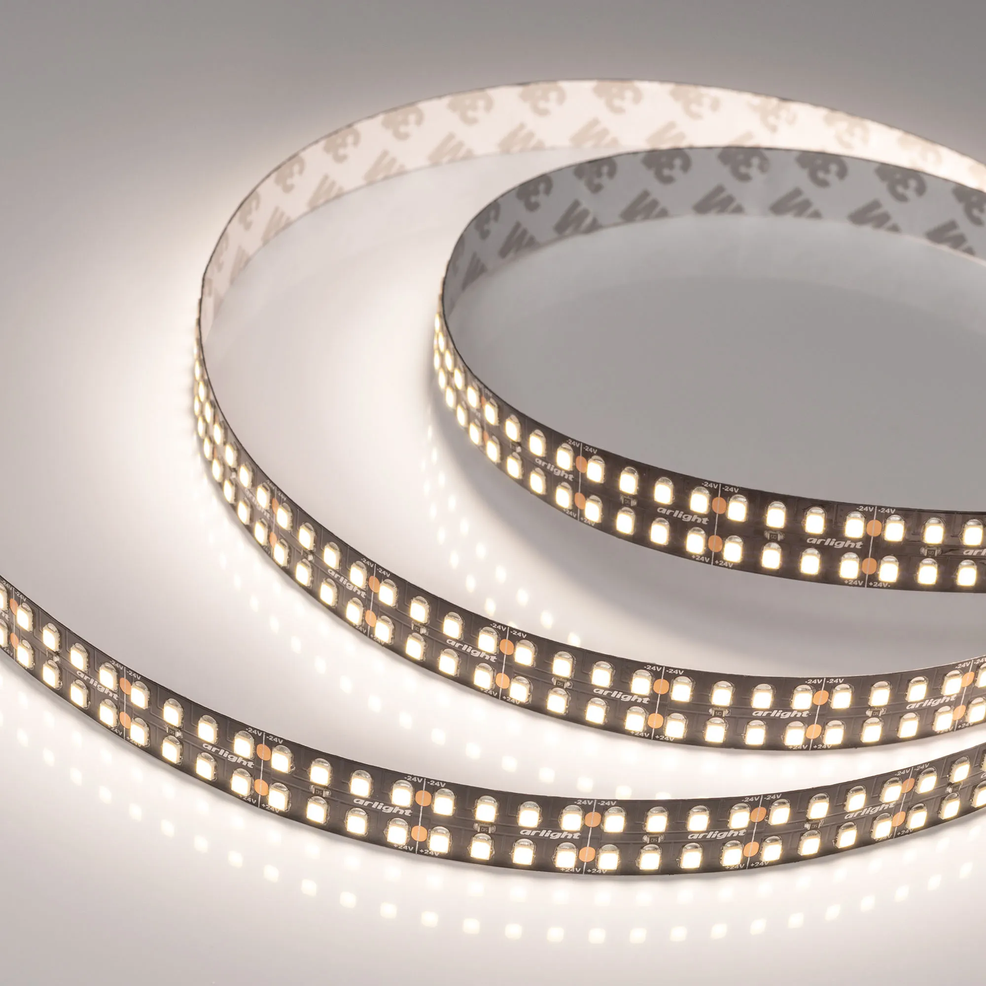 Лента светодиодная RT-5000-2835-320 24V Day4000 (BLACK 15mm, 24W/m, IP20) (Arlight, -)