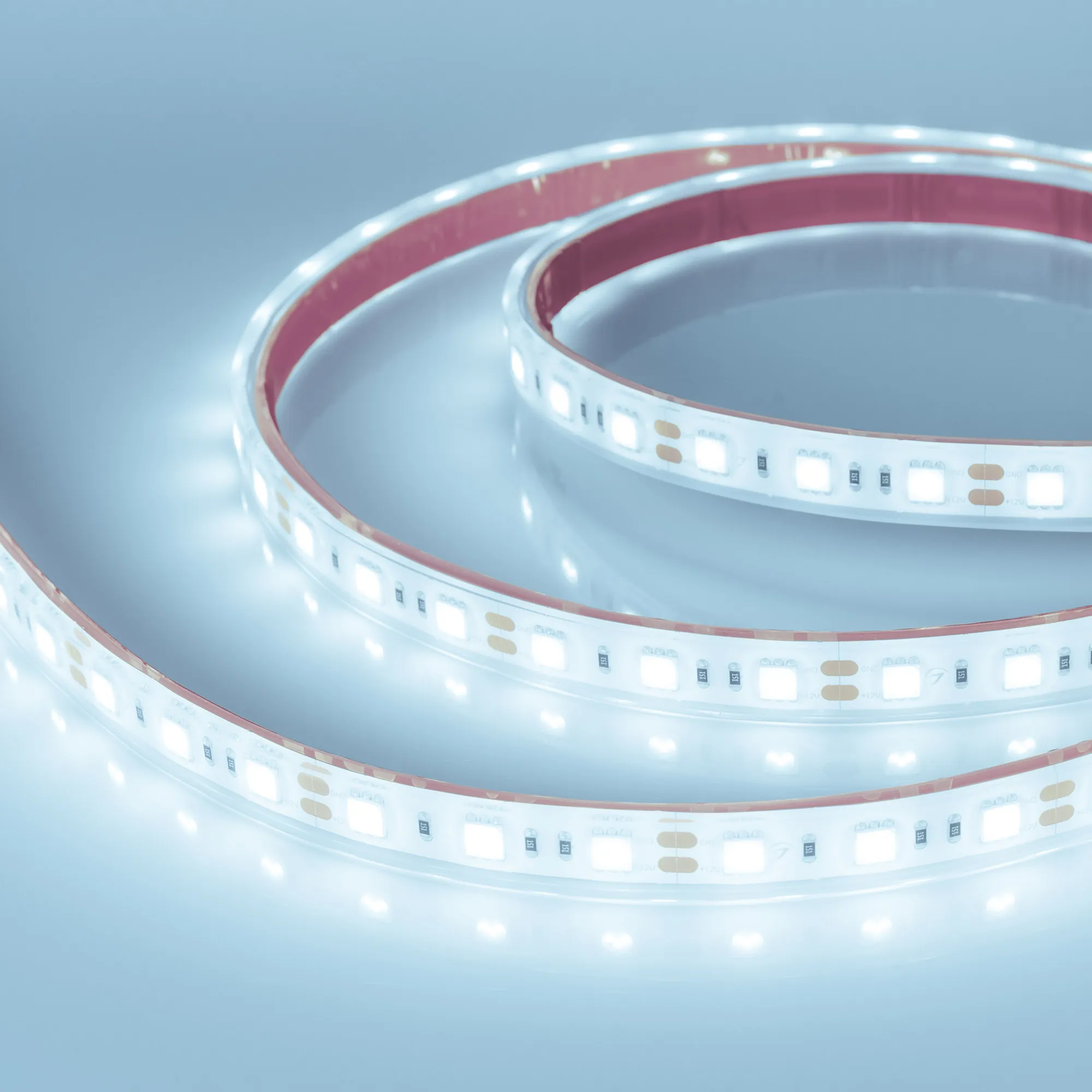 Лента светодиодная герметичная RTW-PFS-B60-13mm 12V Cool 10K (14.4 W/m, IP68, 5060, 5m) (Arlight, 14.4 Вт/м, IP68) - изображение товара