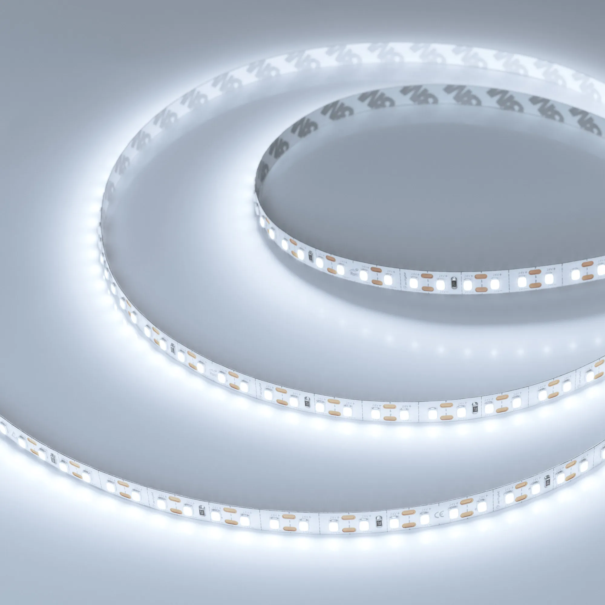 Лента FC-A120-8mm 24V White6000-CX1 (5 W/m, IP20, 5m) (Arlight, резка 1 светодиод)