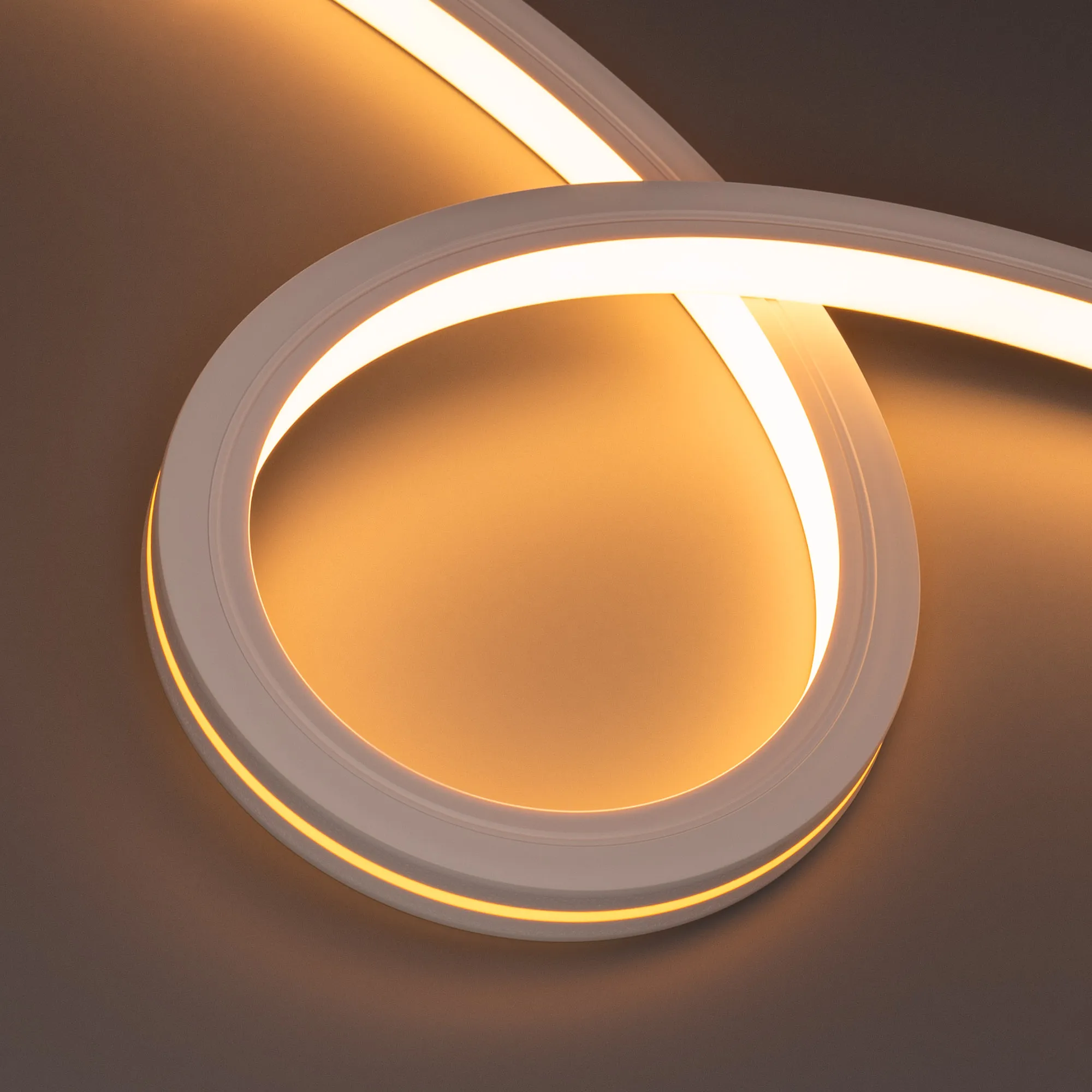 Лента светодиодная герметичная MOONLIGHT-TOP-X280-20x20mm 24V Warm2300 (10 W/m, IP67, 15m, wire x1) (Arlight, Вывод боковой, 5 лет) - изображение товара