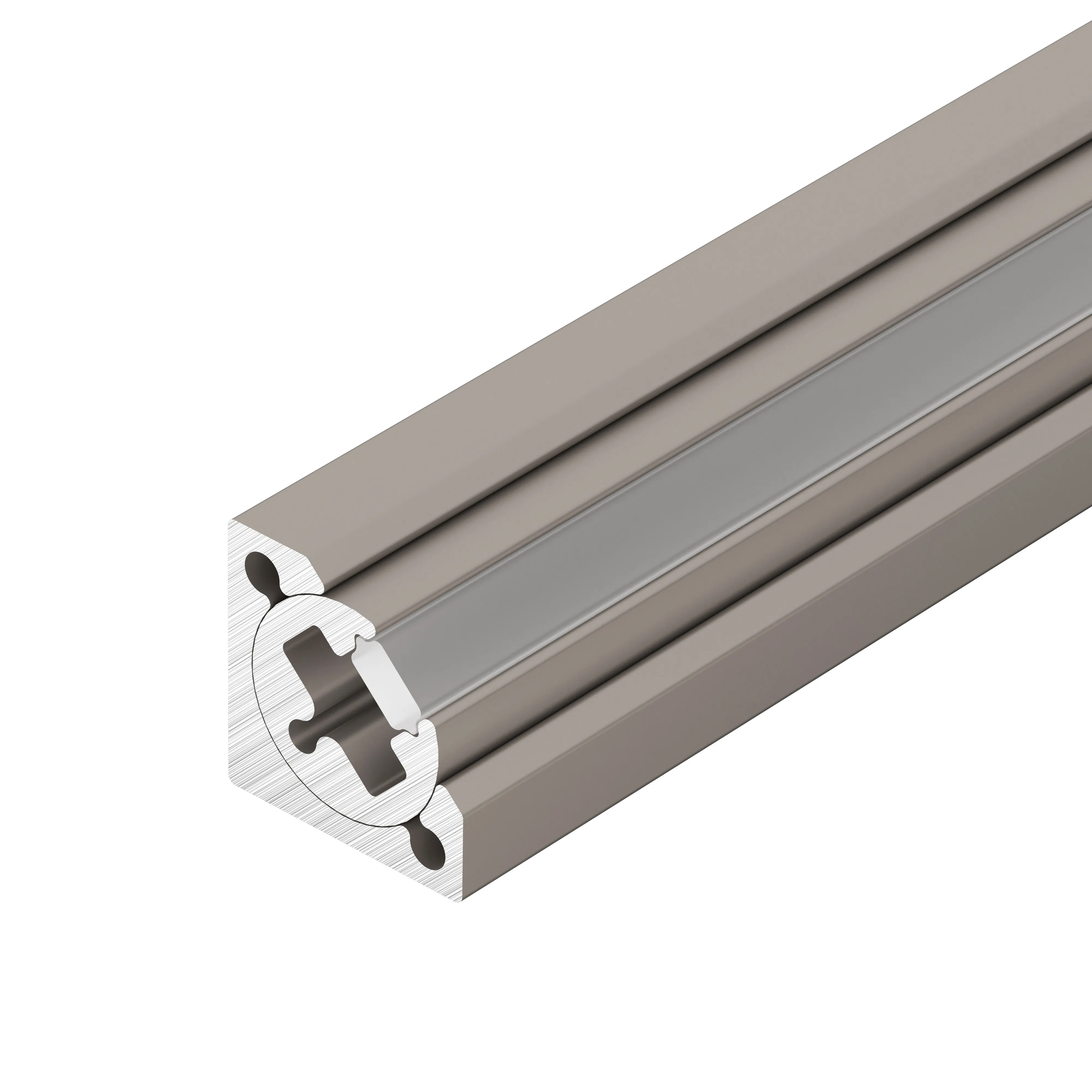 Профиль с экраном SL-KANT-H10-ROTATE-2000 CHAMPAGNE GOLD (Arlight, Алюминий+пластик) - изображение товара