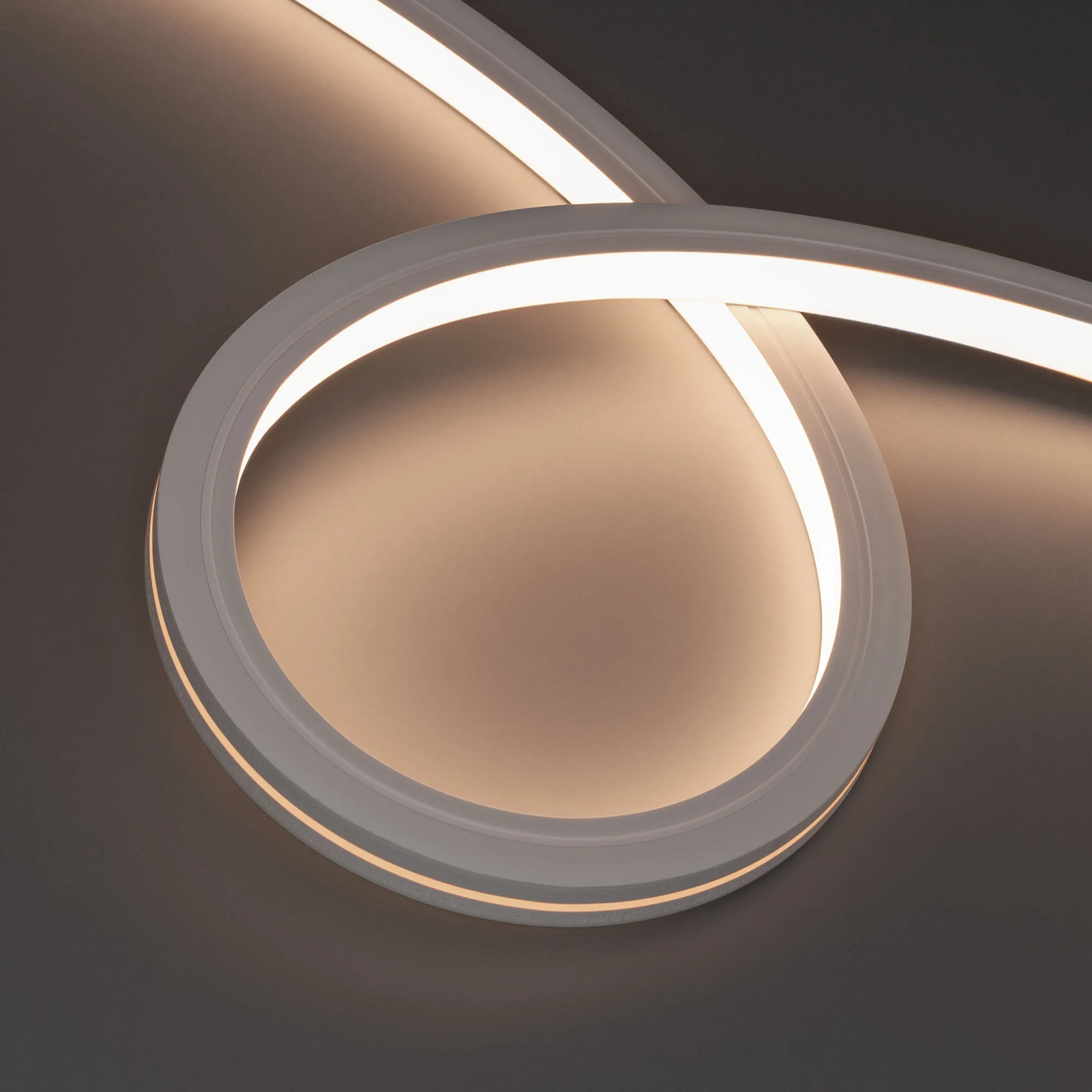 Лента светодиодная герметичная MOONLIGHT-TOP-X280-16x16mm 24V Warm3500 (10 W/m, IP67, 15m, wire x1) (Arlight, Вывод боковой, 5 лет) - изображение товара