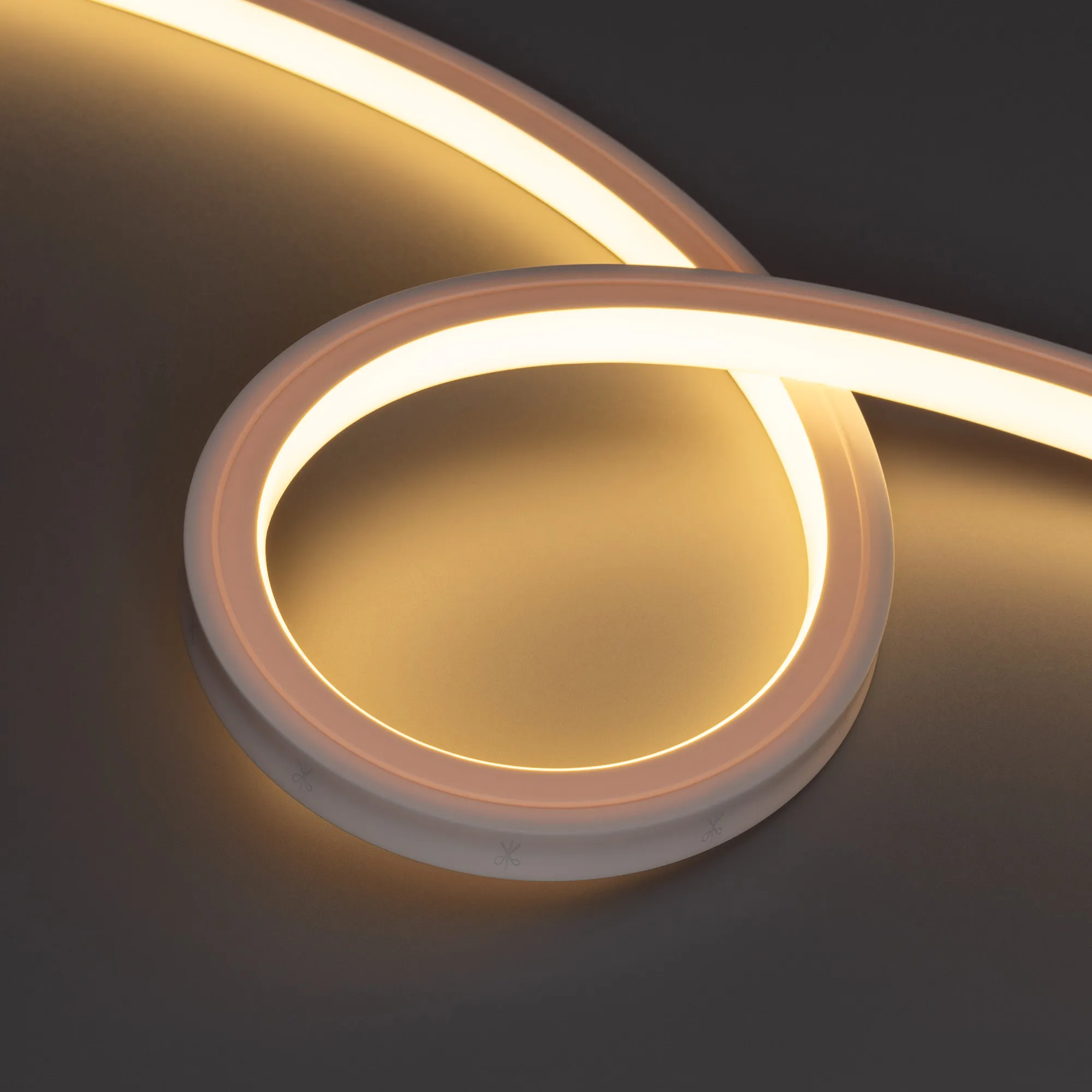 Лента герметичная NOVA-TOP-PU-A120-16x15mm 24V Warm3000 (10 W/m, IP68, 5m, wire x2) (Arlight, Полиуретан)