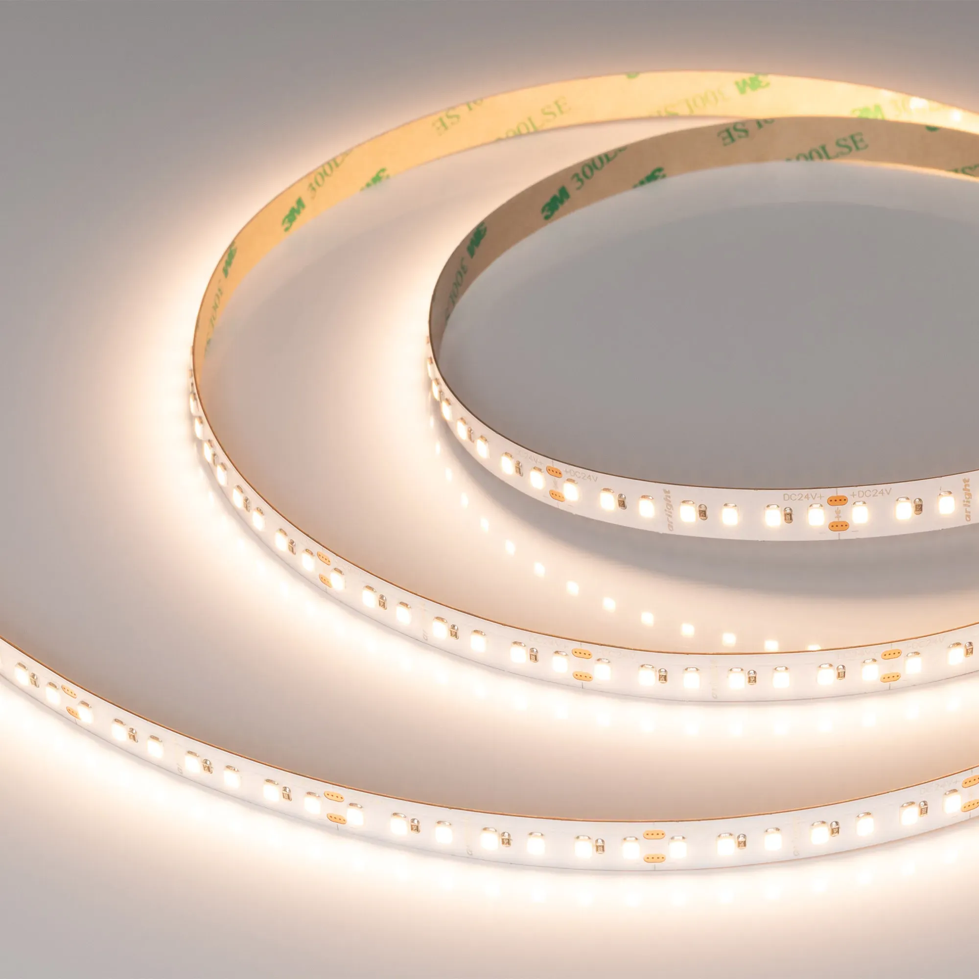 Лента светодиодная RT-A140-10mm 24V Warm3000 SUN (20 W/m, IP20, 2835, 5m) (Arlight, -)